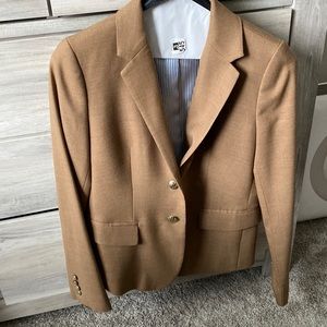 J Crew Tan Wool Blazer